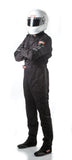 RACEQUIP 110005 Black Suit Single Layer Large
