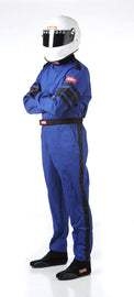 RACEQUIP 110022 Blue Suit Single Layer Small