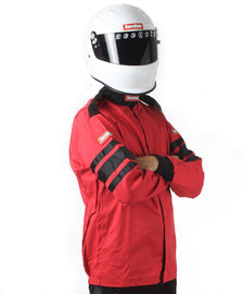 RACEQUIP 111015 Red Jacket Single Layer Large