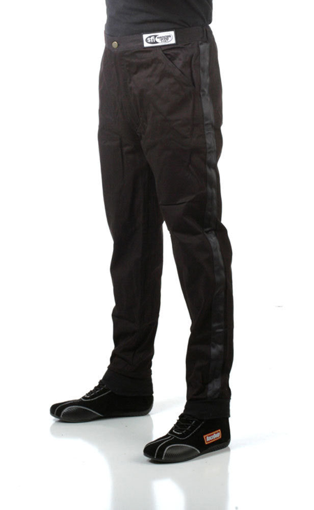 RACEQUIP 112004 Black Pants Single Layer Med-Tall