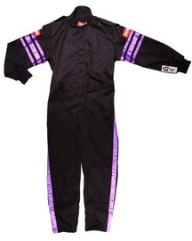 RACEQUIP 1950590 Black Suit Single Layer Kids XX-Small Purple Tri