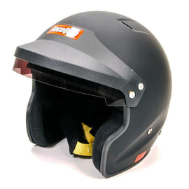 RACEQUIP 256005 Helmet Open Face Large Black SA2020