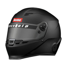 RACEQUIP 297997RQP RaceQuip NX25 2X-Large Flat Black Full Face Helmet - Snell SA2025 and FIA Approved