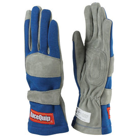 RACEQUIP 351023 Gloves Single Layer Medium Blue SFI