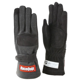 RACEQUIP 355007 Gloves Double Layer XX-Large Black SFI