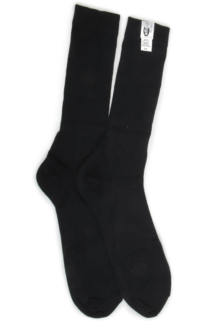 RACEQUIP 411996 Socks FR X-Large 12-13 Black SFI 3.3