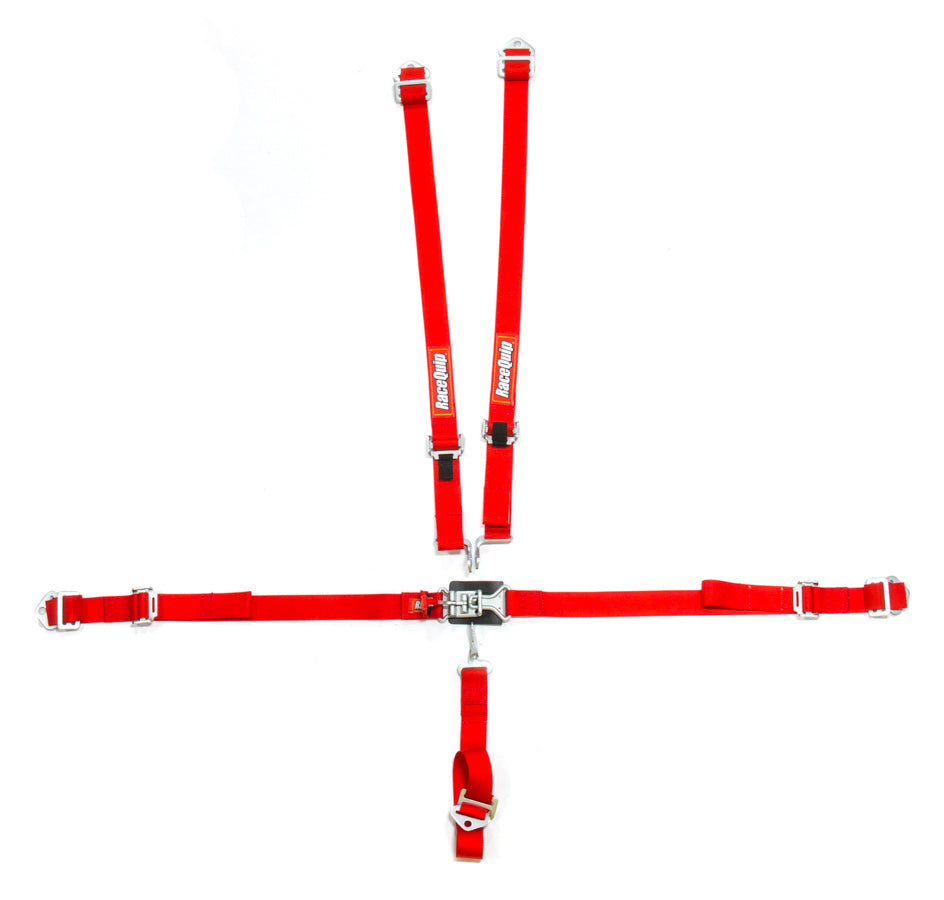 RACEQUIP 709019 5pt Harness Set Jr LL Red