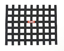 RACEQUIP 721005 Ribbon Window Net Black Non-SFI