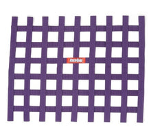 Load image into Gallery viewer, RACEQUIP 721055 Ribbon Window Net Purple Non-SFI 18in x 24in