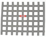 RACEQUIP 721065 Ribbon Window Net Platinum Non-SFI 18 x 24