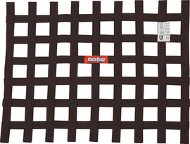 RACEQUIP 725005 Ribbon Window Net SFI Black