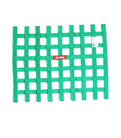 RACEQUIP 725075 Ribbon Window Net SFI Green