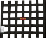 RACEQUIP 726001 Ribbon Net 15x18 SFI Black