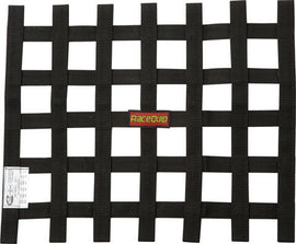 RACEQUIP 726003 Ribbon Net 18x18 SFI Black