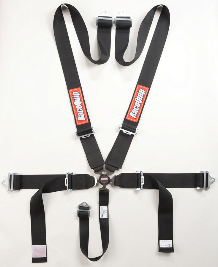 RACEQUIP 741001 5pt Harness Camlock SFI Sportsman Black