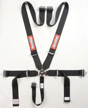 Load image into Gallery viewer, RACEQUIP 741001 5pt Harness Camlock SFI Sportsman Black
