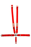 RACEQUIP 741011 5pt Harness Camlock  SFI Sportsman Red