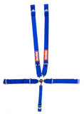 RACEQUIP 741021 5pt Harness Camlock  SFI Sportsman Blue