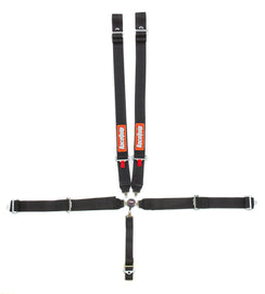 RACEQUIP 742002 5pt Harness Camlock SFI Sportsman P/U Black