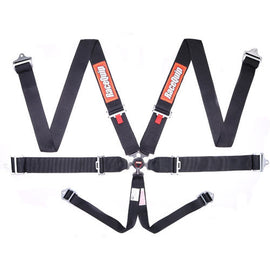 RACEQUIP 743003 6pt Harness Camlock SFI P/D Sportsman Black