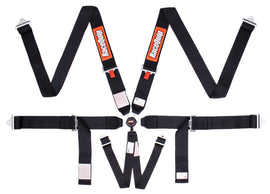 RACEQUIP 744004 6pt Harness Camlock SFI P/U Sportsman Black