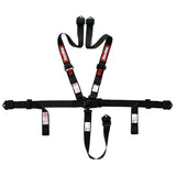 RACEQUIP 809009 Harness 5pt L&L 2in P/U Lap Black SFI 16.1
