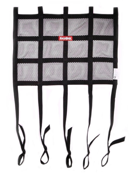 RACEQUIP 822005 Window Net Mesh Black SFI Hybrid Adj. Strap