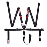RACEQUIP 841001 Harness 5pt Cam 2in P/D Lap Black SFI 16.1