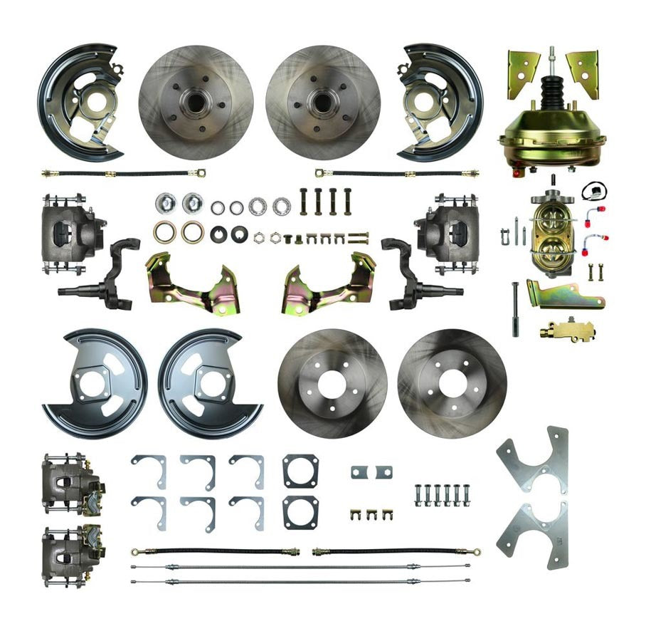 RIGHT STUFF DETAILING AFXDC41C 64-72 A Body 4 Wheel Disc Brake Conversion