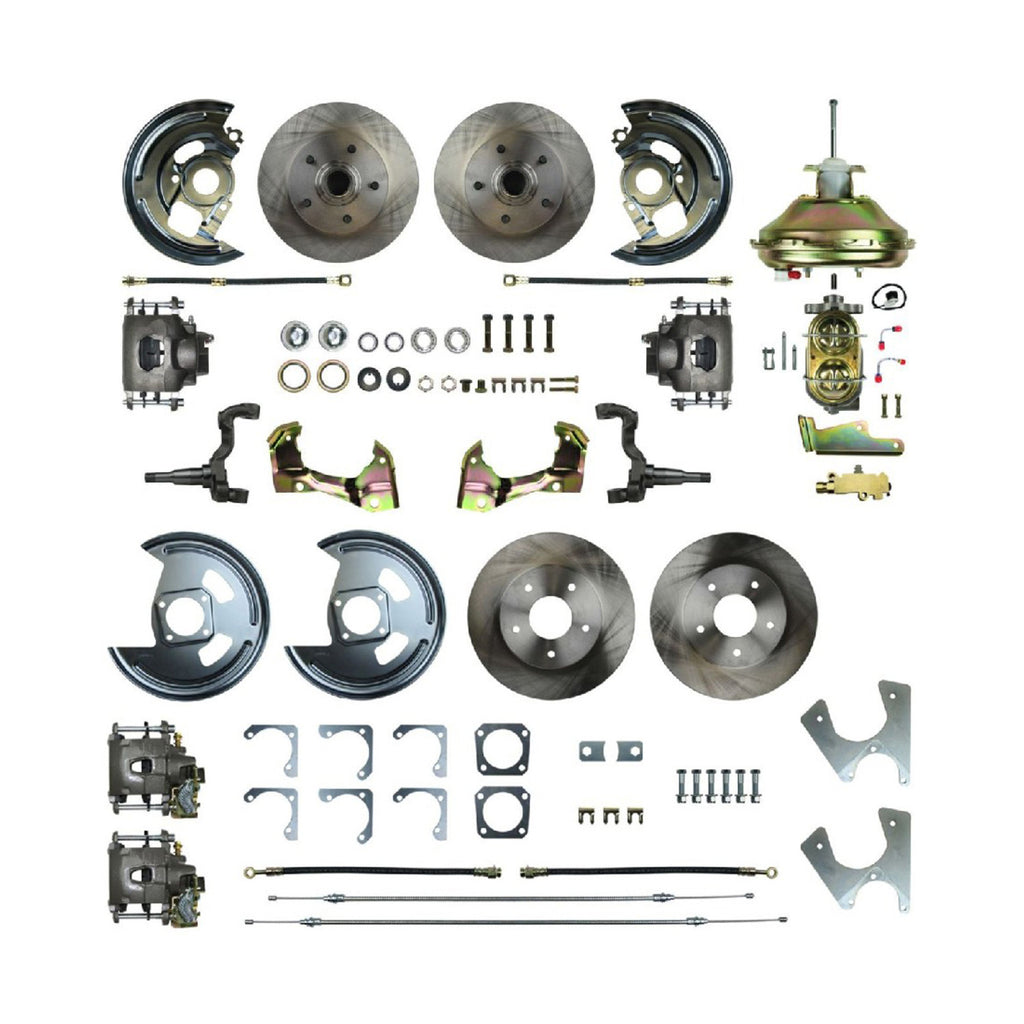 RIGHT STUFF DETAILING AFXDC45CY 69-74 GM A/F/X-Body Disc Brake Conversion