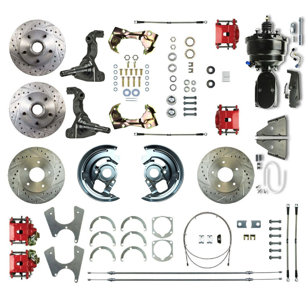 RIGHT STUFF DETAILING AFXDC45CZY 69-74 GM A/F/X-Body Disc Brake Conversion