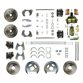 RIGHT STUFF DETAILING FSC654DCC 65 - 68 Full Size Chevy Brake Conversion Kit