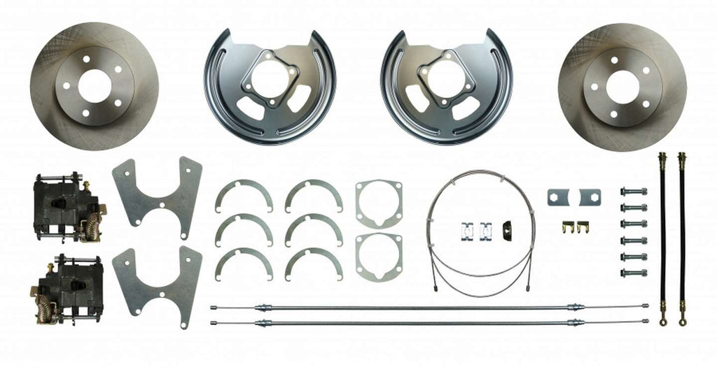 RIGHT STUFF DETAILING FSCRD01 Rear Disc Conv. GM E-Brake Cables Incl.