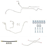 RIGHT STUFF DETAILING FSP69H4 RIGHT STUFF DETAILING 69 Camaro Complete Stainless Brake Line Kit - Part FSP69H4