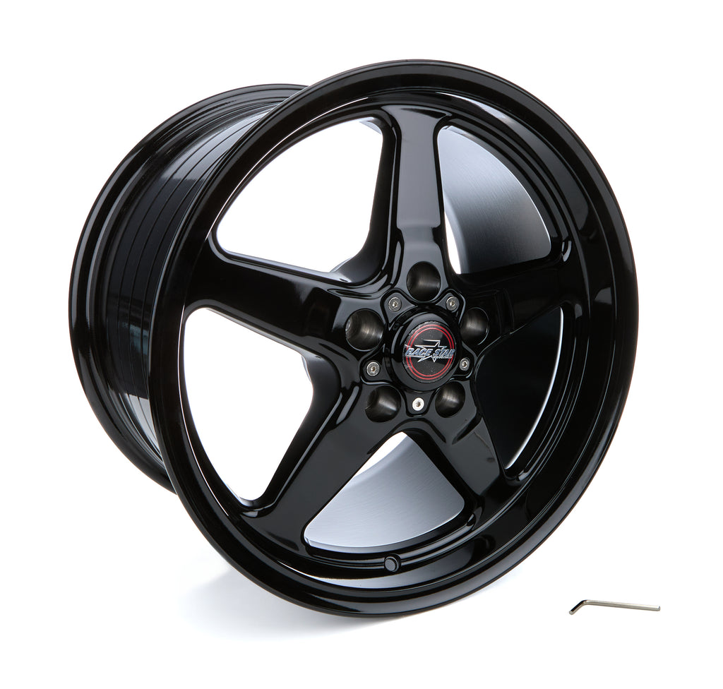 RACE STAR INDUSTRIES 92-705154B 92 Drag Star Bracket Rac er Gloss Black  17x10.5
