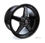 RACE STAR INDUSTRIES 92-705154B 92 Drag Star Bracket Rac er Gloss Black  17x10.5