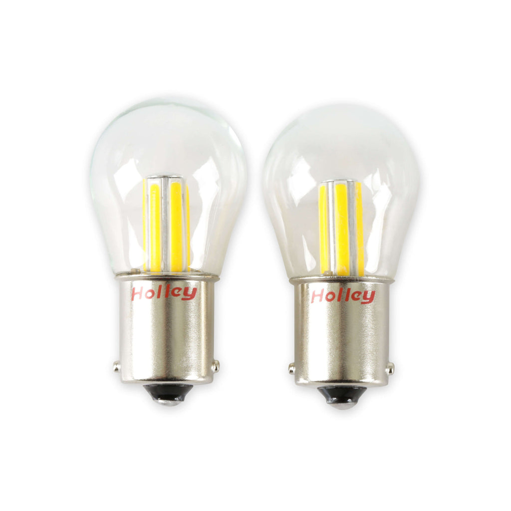 HOLLEY RETROBRIGHT HLED15 1156  LED Bulbs Amber Pair