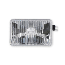 Load image into Gallery viewer, HOLLEY RETROBRIGHT LFRB140-1 Holley RetroBright 4x6 Rectangular LED Headlight with Modern White Lens, Part LFRB140-1