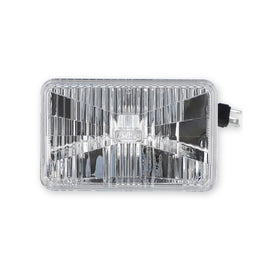 HOLLEY RETROBRIGHT LFRB140-1 Holley RetroBright 4x6 Rectangular LED Headlight with Modern White Lens, Part LFRB140-1