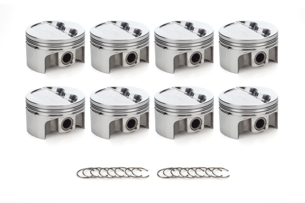 RACE TEC PISTONS 1000129 SBC Dished Piston Set 4.030 Bore -12.3cc