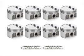 RACE TEC PISTONS 1000129 SBC Dished Piston Set 4.030 Bore -12.3cc