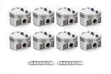 RACE TEC PISTONS 1000129 SBC Dished Piston Set 4.030 Bore -12.3cc