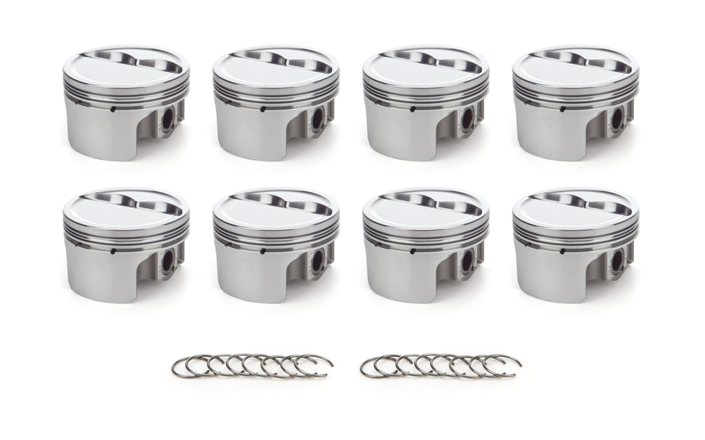 RACE TEC PISTONS 1000130 SBC Dished Piston Set 4.040 Bore -12.3cc