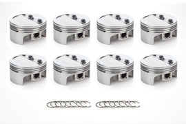 RACE TEC PISTONS 1000133 SBC Dished Piston Set 4.030 Bore -12.3cc