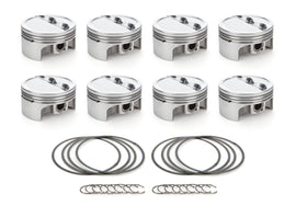 RACE TEC PISTONS 1000135 SBC Dished Piston Set 4.040 Bore -12.3cc