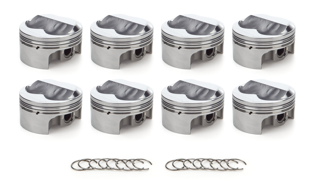 RACE TEC PISTONS 1000162 SBC Dome Piston Set 4.030 Bore + 12.7cc