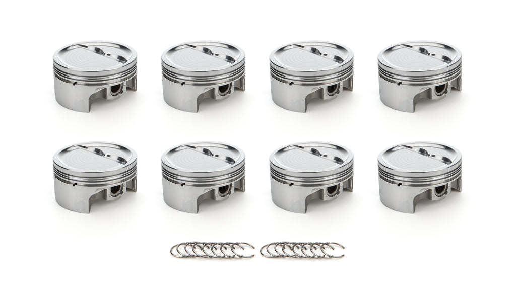 RACE TEC PISTONS 1000201 SBC Dished Piston Set 4.155 Bore -23.4cc