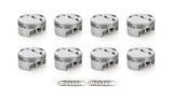 RACE TEC PISTONS 1000201 SBC Dished Piston Set 4.155 Bore -23.4cc