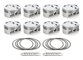 RACE TEC PISTONS 1000209 SBC Dished Piston Set 4.155 Bore -24.8cc