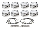 RACE TEC PISTONS 1000209 SBC Dished Piston Set 4.155 Bore -24.8cc
